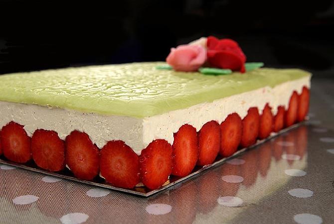 Французские десерты, торт Фрезье