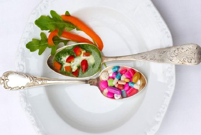 Синтетические витамины  В9, В5, С, Р, А, Д, Е, К для диет